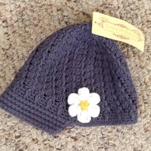 Infant crocheted cap fits yrs 3-5